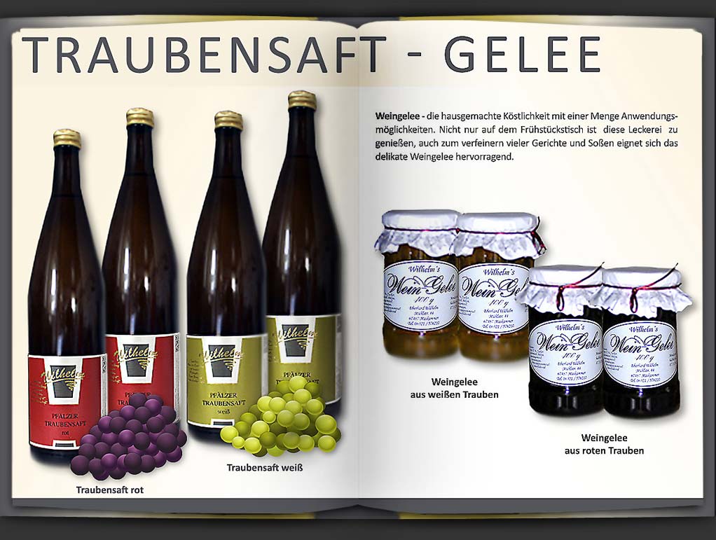 Traubensaft-Gelee