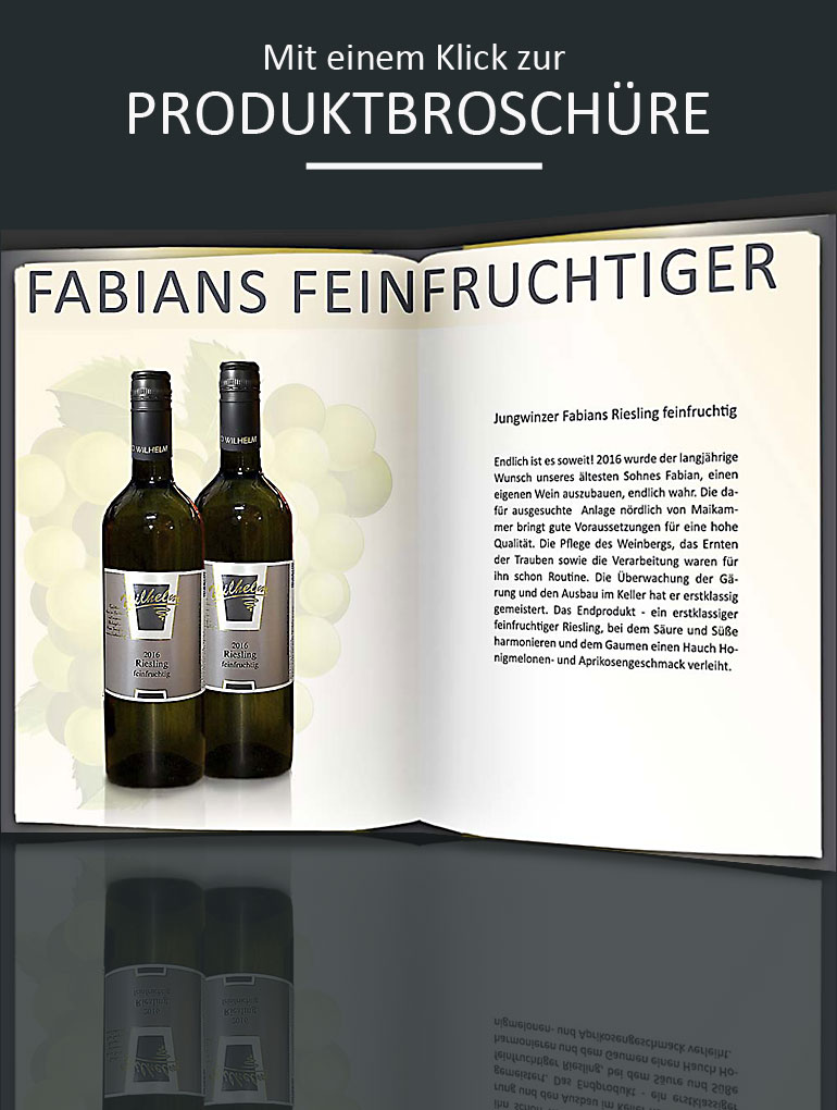 Plakat Info - Weingut Eberhard Wilhelm Maikammer